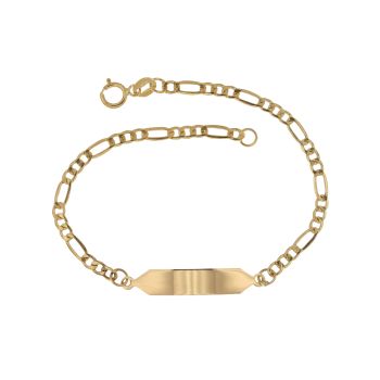 Bracciale con targa 14cm