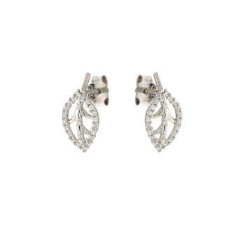 Leaf shaped earrings