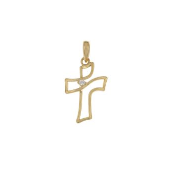 Croce con zircone