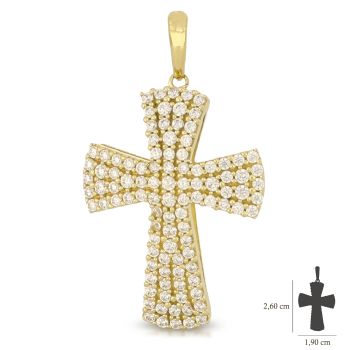Croce con zirconi