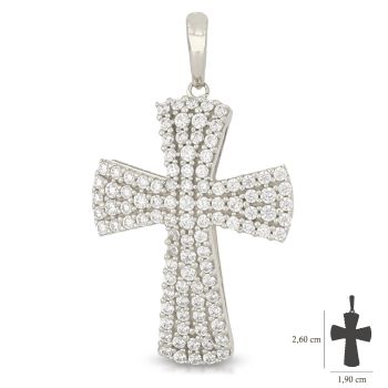 Croce con zirconi