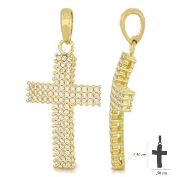 Croce con zirconi