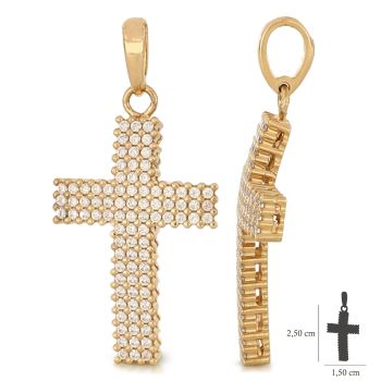 Croce con zirconi