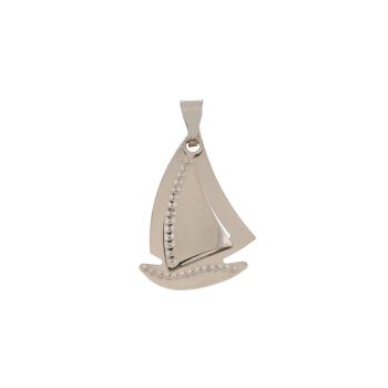 Sailing boat shaped pendant