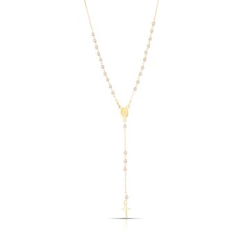 Girocollo rosario ammagliato 45cm