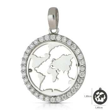 Pendente a forma di mondo