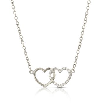 Girocollo con cuori bianco