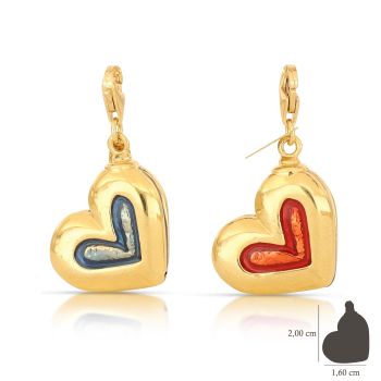 Heart stackable charm