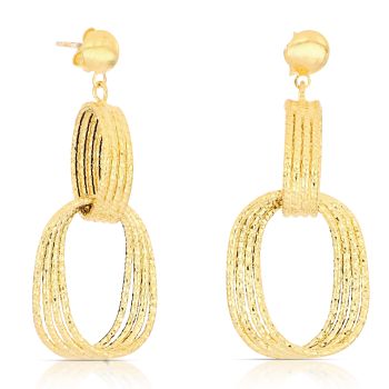 Orecchini pendenti a canna