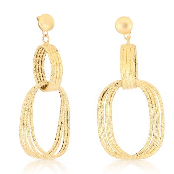 Orecchini pendenti a canna