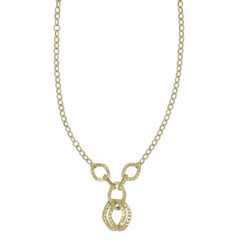 Y-shaped cable necklace