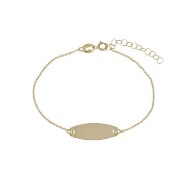 Bracciale con targa 14-17cm