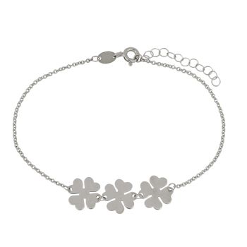 Bracciale con quadrifoglio