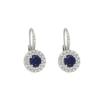 Orecchini con pietra blue
