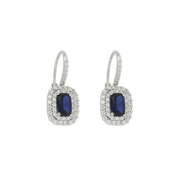 Orecchini con pietra blue