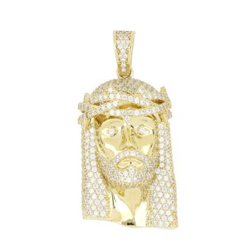 Christ head medal