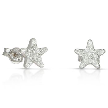 Orecchini a forma di stella con resina