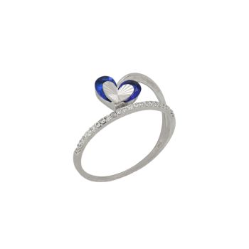 Anello con pietra blue