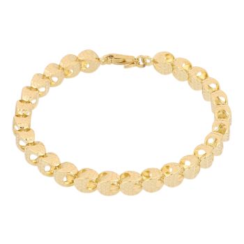 Bracciale martellato giallo mis.2