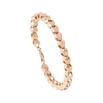 Bracciale martellato rosa mis.2