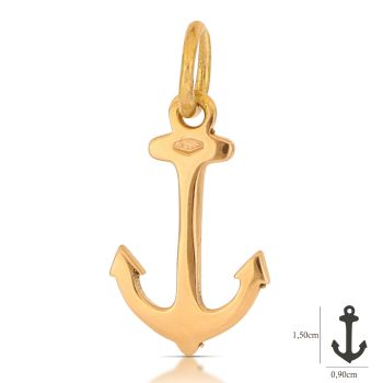 Pendente Ancora rosa