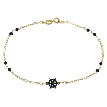 Anchor chain bracelet
