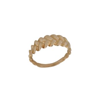 Anello con treccia