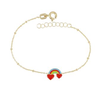 Baby Rainbow bracelet 14cm
