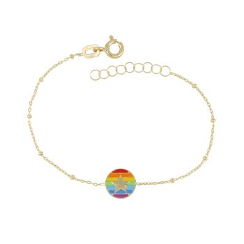Baby Rainbow bracelet 14cm