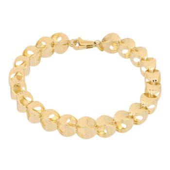 Bracciale martellato giallo mis.3