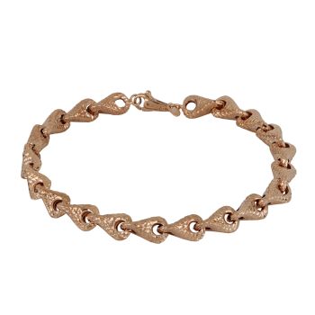 Hammered beads bracelet