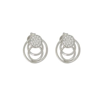 Crossed shaped earrings