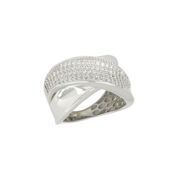 Anello con zirconi