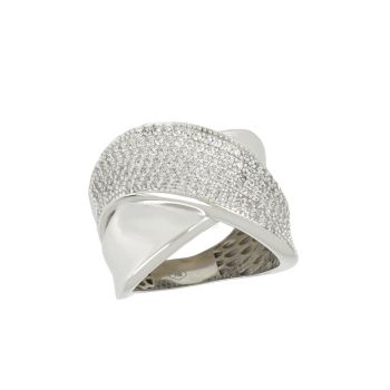 Anello con zirconi