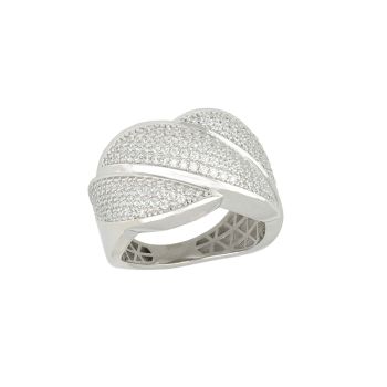 Anello con zirconi