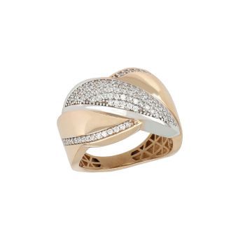 Anello con zirconi
