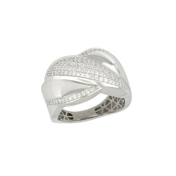 Anello con zirconi