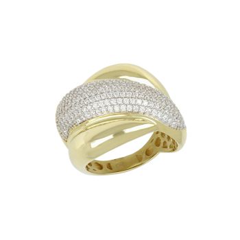 Anello con zirconi