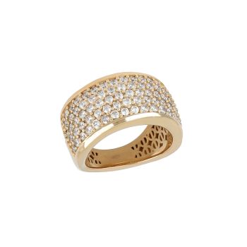 Anello con zirconi