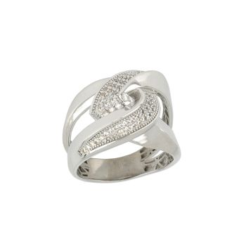 Anello con zirconi