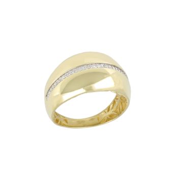 Anello con zirconi