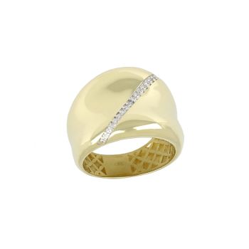 Anello con zirconi