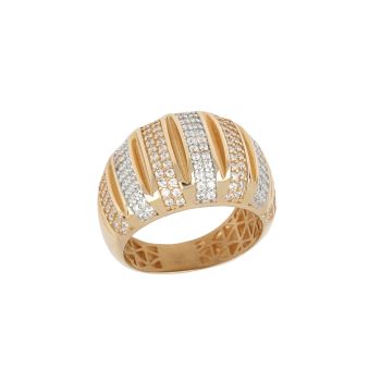 Anello con zirconi