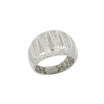 Anello con zirconi