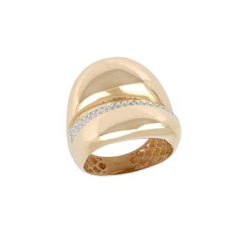 Anello con zirconi