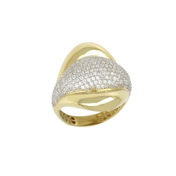 Anello con zirconi