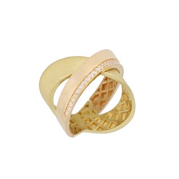 Anello con zirconi