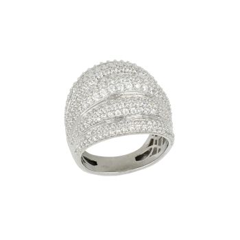 Anello con zirconi