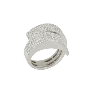 Anello con zirconi