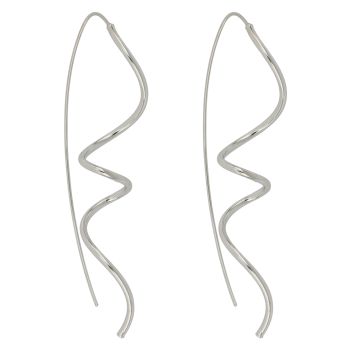Twisting cane earrings
